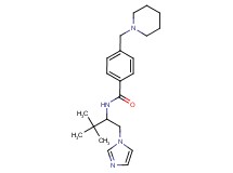 N-[1-(1H-imidazol-1-ylmethyl)-2,2-dimethylpropyl]-4-(1-piperidinylmethyl)benzamide