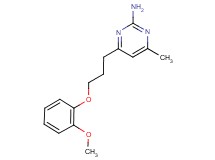 4-[3-(2-methoxyphenoxy)propyl]-6-methylpyrimidin-2-amine