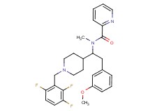 N-{2-(3-methoxyphenyl)-1-[1-(2,3,6-trifluorobenzyl)-4-piperidinyl]ethyl}-N-methyl-2-pyridinecarboxamide