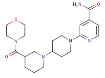 2-[3-(morpholin-4-ylcarbonyl)-1,4'-bipiperidin-1'-yl]isonicotinamide