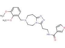 N-{2-[7-(2,3-dimethoxybenzyl)-6,7,8,9-tetrahydro-5H-[1,2,4]triazolo[4,3-d][1,4]diazepin-3-yl]ethyl}-3-furamide