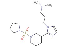 N,N-dimethyl-3-{2-[1-(1-pyrrolidinylsulfonyl)-3-piperidinyl]-1H-imidazol-1-yl}-1-propanamine
