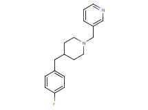 3-{[4-(4-fluorobenzyl)-1-piperidinyl]methyl}pyridine bis(trifluoroacetate)