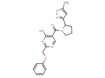 5-{[2-(5-methylisoxazol-3-yl)pyrrolidin-1-yl]carbonyl}-2-(phenoxymethyl)pyrimidin-4-ol