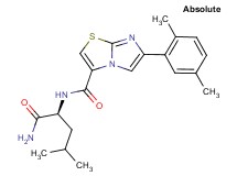 N-[(1S)-1-(aminocarbonyl)-3-methylbutyl]-6-(2,5-dimethylphenyl)imidazo[2,1-b][1,3]thiazole-3-carboxamide