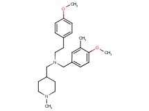 (4-methoxy-3-methylbenzyl)[2-(4-methoxyphenyl)ethyl][(1-methyl-4-piperidinyl)methyl]amine