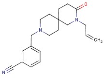 3-[(2-allyl-3-oxo-2,9-diazaspiro[5.5]undec-9-yl)methyl]benzonitrile