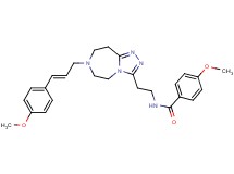 4-methoxy-N-(2-{7-[(2E)-3-(4-methoxyphenyl)-2-propen-1-yl]-6,7,8,9-tetrahydro-5H-[1,2,4]triazolo[4,3-d][1,4]diazepin-3-yl}ethyl)benzamide