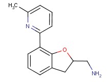 1-[7-(6-methylpyridin-2-yl)-2,3-dihydro-1-benzofuran-2-yl]methanamine
