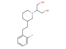 2-{3-[2-(2-fluorophenyl)ethyl]-1-piperidinyl}-1,3-propanediol