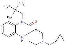 1-(cyclopropylmethyl)-4'-(2,2-dimethylpropyl)-1',4'-dihydro-3'H-spiro[piperidine-4,2'-quinoxalin]-3'-one