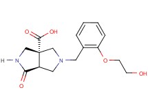 (3aR*,6aS*)-5-[2-(2-hydroxyethoxy)benzyl]-1-oxohexahydropyrrolo[3,4-c]pyrrole-3a(1H)-carboxylic acid