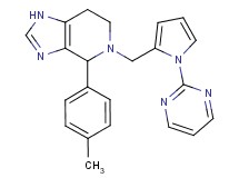 4-(4-methylphenyl)-5-[(1-pyrimidin-2-yl-1H-pyrrol-2-yl)methyl]-4,5,6,7-tetrahydro-1H-imidazo[4,5-c]pyridine