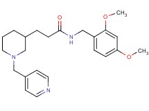 N-(2,4-dimethoxybenzyl)-3-[1-(4-pyridinylmethyl)-3-piperidinyl]propanamide