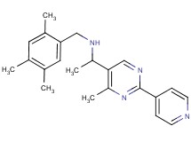 1-[4-methyl-2-(4-pyridinyl)-5-pyrimidinyl]-N-(2,4,5-trimethylbenzyl)ethanamine