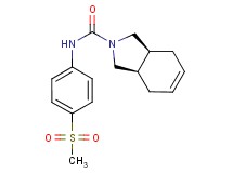 (3aR*,7aS*)-N-[4-(methylsulfonyl)phenyl]-1,3,3a,4,7,7a-hexahydro-2H-isoindole-2-carboxamide