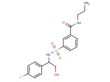 3-({[1-(4-fluorophenyl)-2-hydroxyethyl]amino}sulfonyl)-N-propylbenzamide