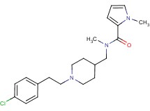 N-({1-[2-(4-chlorophenyl)ethyl]piperidin-4-yl}methyl)-N,1-dimethyl-1H-pyrrole-2-carboxamide