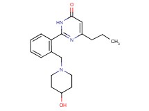 2-{2-[(4-hydroxypiperidin-1-yl)methyl]phenyl}-6-propylpyrimidin-4(3H)-one