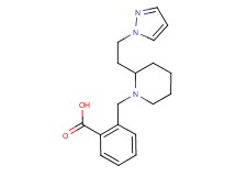 2-({2-[2-(1H-pyrazol-1-yl)ethyl]piperidin-1-yl}methyl)benzoic acid