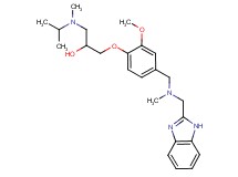 1-(4-{[(1H-benzimidazol-2-ylmethyl)(methyl)amino]methyl}-2-methoxyphenoxy)-3-[isopropyl(methyl)amino]-2-propanol