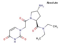 (4R)-4-amino-1-[(2,4-dioxo-3,4-dihydropyrimidin-1(2H)-yl)acetyl]-N,N-diethyl-L-prolinamide
