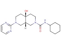 (4aS*,8aS*)-N-cyclohexyl-4a-hydroxy-7-pyrimidin-2-yloctahydro-2,7-naphthyridine-2(1H)-carboxamide
