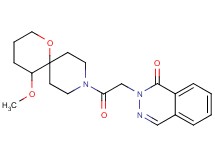 2-[2-(5-methoxy-1-oxa-9-azaspiro[5.5]undec-9-yl)-2-oxoethyl]phthalazin-1(2H)-one