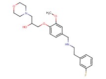 1-[4-({[2-(3-fluorophenyl)ethyl]amino}methyl)-2-methoxyphenoxy]-3-(4-morpholinyl)-2-propanol
