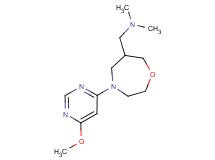 1-[4-(6-methoxypyrimidin-4-yl)-1,4-oxazepan-6-yl]-N,N-dimethylmethanamine