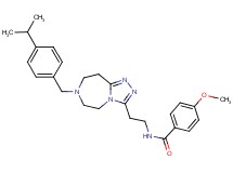 N-{2-[7-(4-isopropylbenzyl)-6,7,8,9-tetrahydro-5H-[1,2,4]triazolo[4,3-d][1,4]diazepin-3-yl]ethyl}-4-methoxybenzamide