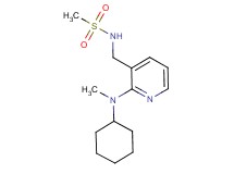 N-({2-[cyclohexyl(methyl)amino]-3-pyridinyl}methyl)methanesulfonamide