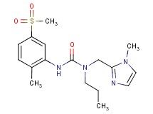N-[(1-methyl-1H-imidazol-2-yl)methyl]-N'-[2-methyl-5-(methylsulfonyl)phenyl]-N-propylurea