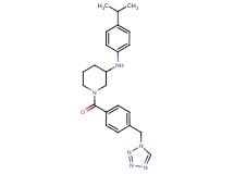 N-(4-isopropylphenyl)-1-[4-(1H-tetrazol-1-ylmethyl)benzoyl]-3-piperidinamine