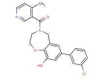 7-(3-chlorophenyl)-4-[(4-methylpyridin-3-yl)carbonyl]-2,3,4,5-tetrahydro-1,4-benzoxazepin-9-ol