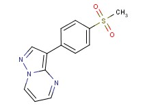 3-[4-(methylsulfonyl)phenyl]pyrazolo[1,5-a]pyrimidine