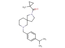 7-(4-isopropylbenzyl)-2-[(1-methylcyclopropyl)carbonyl]-2,7-diazaspiro[4.5]decane