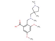 2-{[[(1,3-dimethylpyrrolidin-3-yl)methyl](methyl)amino]methyl}-3,5-dimethoxybenzoic acid