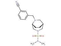(1R*,5R*)-6-(3-cyanobenzyl)-N,N-dimethyl-3,6-diazabicyclo[3.2.2]nonane-3-sulfonamide