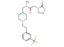 N-methyl-2-(2-oxo-1,3-oxazolidin-3-yl)-N-[(1-{2-[3-(trifluoromethyl)phenyl]ethyl}-4-piperidinyl)methyl]acetamide