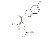 (3aR*,7aS*)-2-[(2-isopropyl-4-methyl-1,3-thiazol-5-yl)carbonyl]-5-methyl-2,3,3a,4,7,7a-hexahydro-1H-isoindole