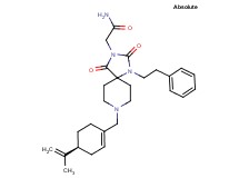 2-[8-{[(4S)-4-isopropenyl-1-cyclohexen-1-yl]methyl}-2,4-dioxo-1-(2-phenylethyl)-1,3,8-triazaspiro[4.5]dec-3-yl]acetamide