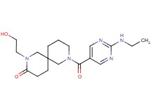 8-{[2-(ethylamino)-5-pyrimidinyl]carbonyl}-2-(2-hydroxyethyl)-2,8-diazaspiro[5.5]undecan-3-one