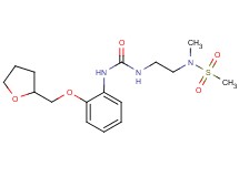 N-methyl-N-{2-[({[2-(tetrahydrofuran-2-ylmethoxy)phenyl]amino}carbonyl)amino]ethyl}methanesulfonamide