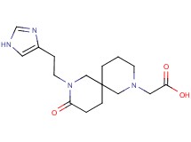 {8-[2-(1H-imidazol-4-yl)ethyl]-9-oxo-2,8-diazaspiro[5.5]undec-2-yl}acetic acid