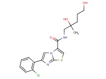 6-(2-chlorophenyl)-N-(2,5-dihydroxy-2-methylpentyl)imidazo[2,1-b][1,3]thiazole-3-carboxamide