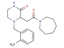3-[2-(1-azepanyl)-2-oxoethyl]-4-(2-methylbenzyl)-2-piperazinone