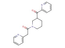 pyridin-2-yl[1-(pyridin-2-ylacetyl)piperidin-3-yl]methanone
