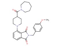 4-[4-(1-azepanylcarbonyl)-1-piperidinyl]-2-(4-methoxybenzyl)-1H-isoindole-1,3(2H)-dione