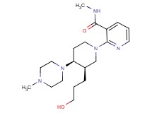 2-[(3R*,4S*)-3-(3-hydroxypropyl)-4-(4-methylpiperazin-1-yl)piperidin-1-yl]-N-methylnicotinamide